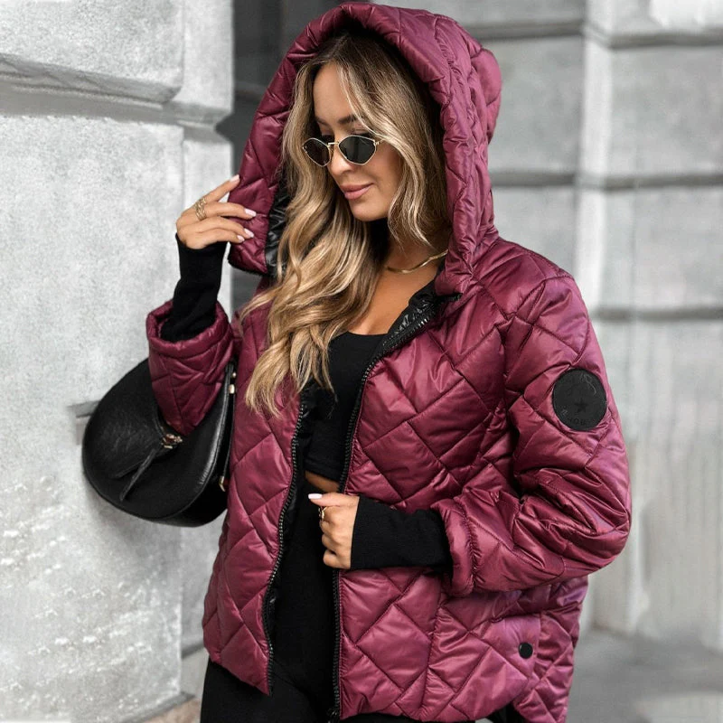 🖤 Limited time offer 40% off🔥Warm and casual cotton hooded jacket for women - Image 8