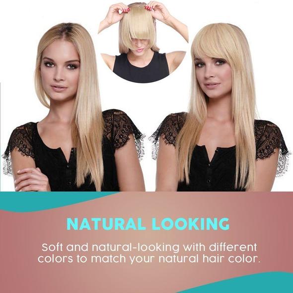 Seamless 3D Clip-In Bangs Hair Extensions - Image 3