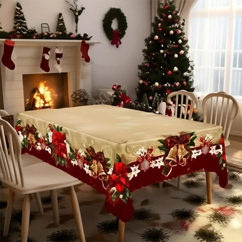 🦌Christmas Early Bird Special🎄Joyful Festive Classic Christmas Tablecloth - Image 12