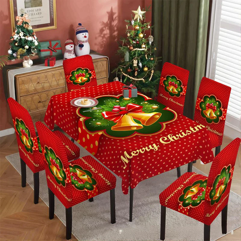 🦌Christmas Early Bird Special🎄Joyful Festive Classic Christmas Tablecloth - Image 6