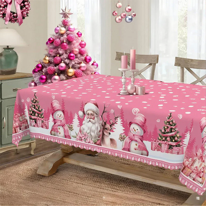 🦌Christmas Early Bird Special🎄Joyful Festive Classic Christmas Tablecloth - Image 9