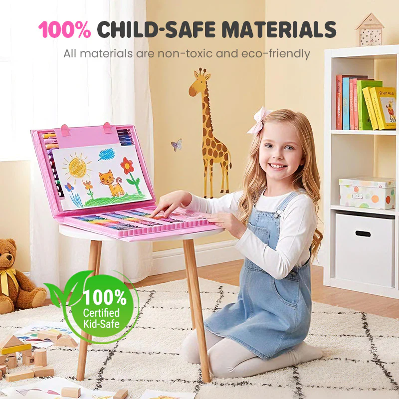 🎨35% OFF!✨ Deluxe 6-in-1 Art Creativity Set - Includes Drawing Tools & 12 Colors for Kids' Creative Development 🧑‍🎨🌟 - Image 6
