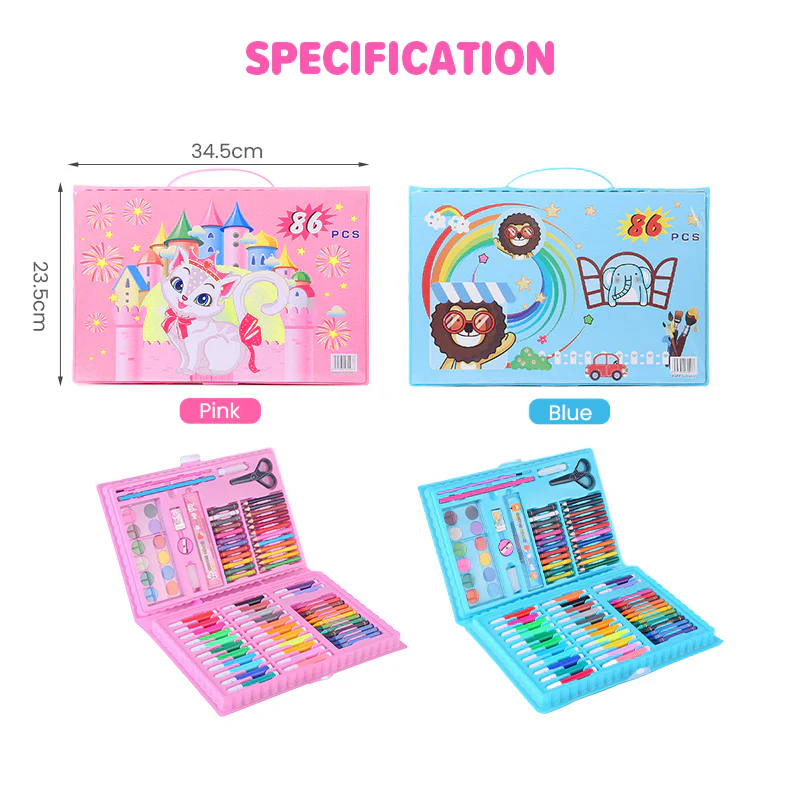 🎨35% OFF!✨ Deluxe 6-in-1 Art Creativity Set - Includes Drawing Tools & 12 Colors for Kids' Creative Development 🧑‍🎨🌟 - Image 8
