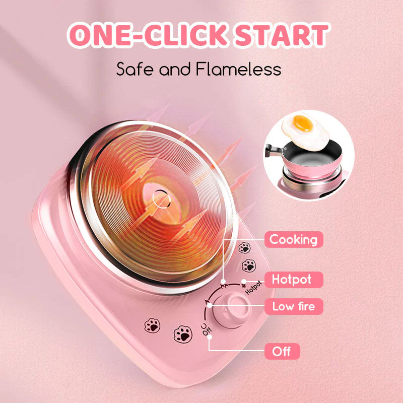 🎁🍳Children's Real Cooking Mini Kitchen Toys - 22 PCS Set - Image 4