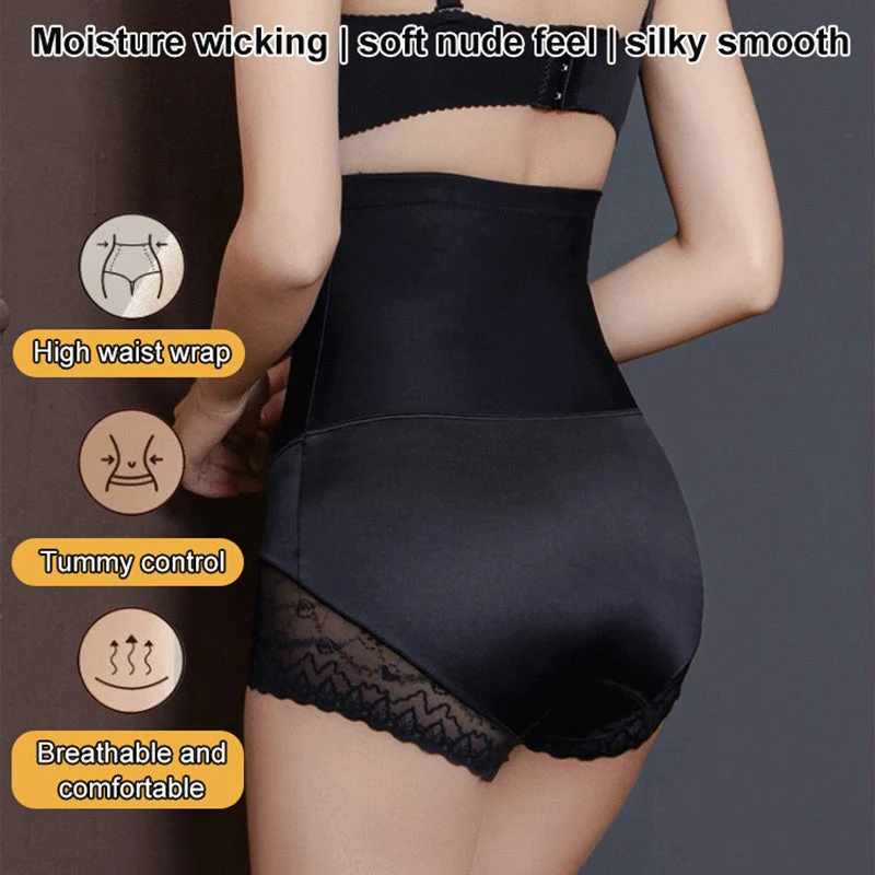 Lace High-waist Underwear - Slender Waist Tummy Control Hip Lifting - Image 2