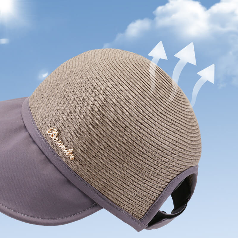 Large-brim women's sun hat in Summer - Image 4