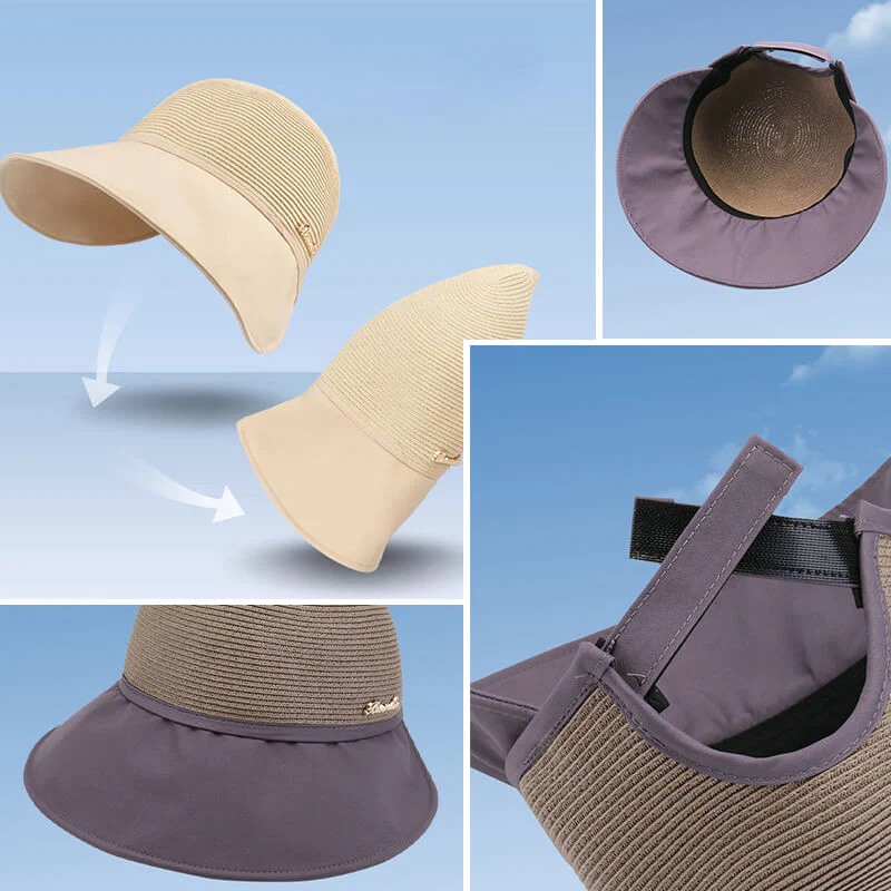 Large-brim women's sun hat in Summer - Image 6