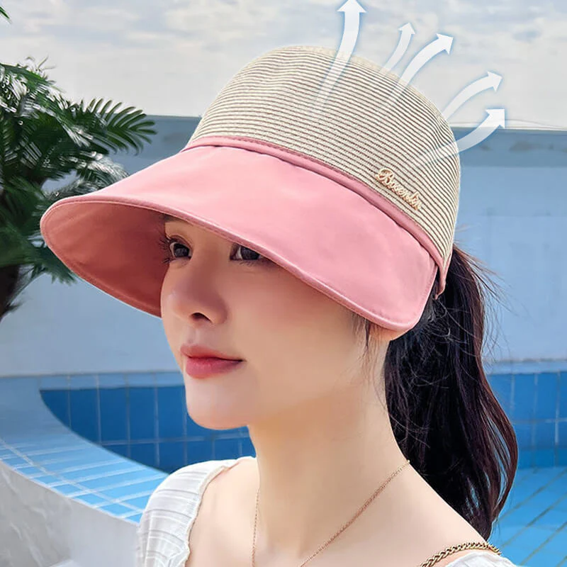 Large-brim women's sun hat in Summer - Image 9