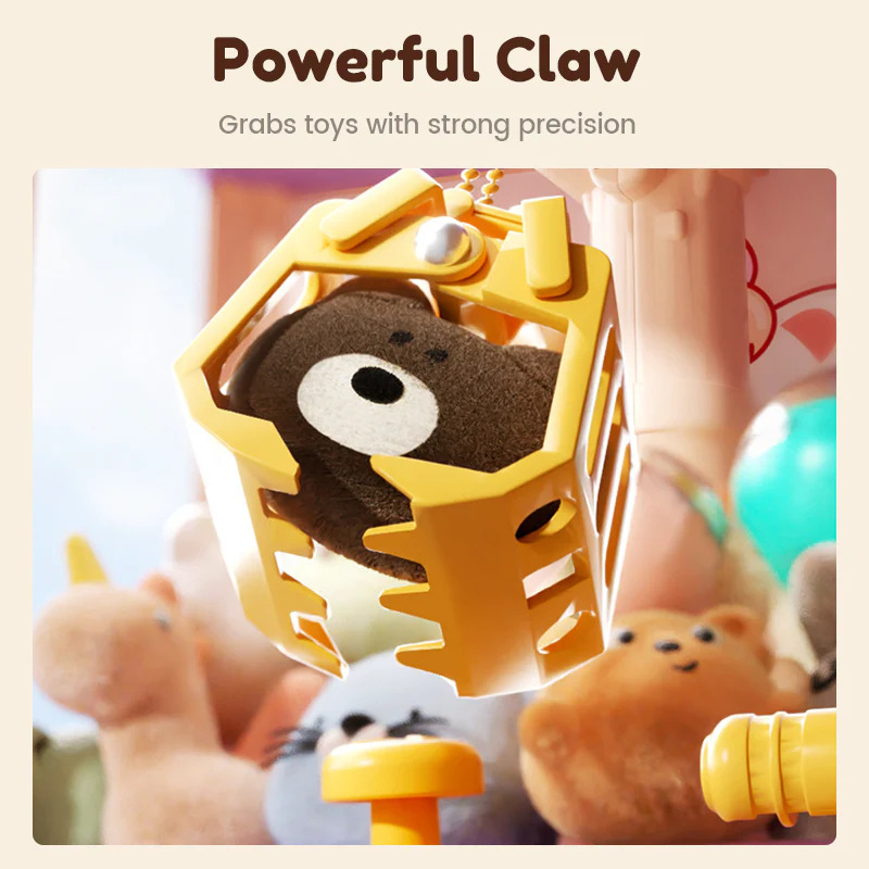 🧸New Year Gifts 50% Off📢Adorable Animal Claw Machine (Includes Plushies and Capsule Toys)🔥 Free Delivery - Image 3