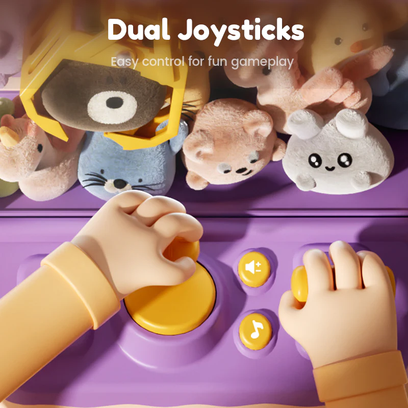 🧸New Year Gifts 50% Off📢Adorable Animal Claw Machine (Includes Plushies and Capsule Toys)🔥 Free Delivery - Image 4