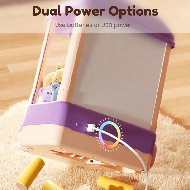🧸New Year Gifts 50% Off📢Adorable Animal Claw Machine (Includes Plushies and Capsule Toys)🔥 Free Delivery - Image 5