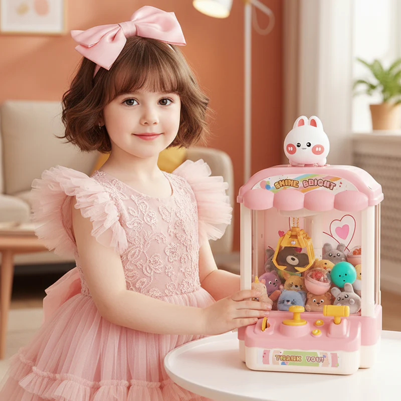 🧸New Year Gifts 50% Off📢Adorable Animal Claw Machine (Includes Plushies and Capsule Toys)🔥 Free Delivery - Image 7