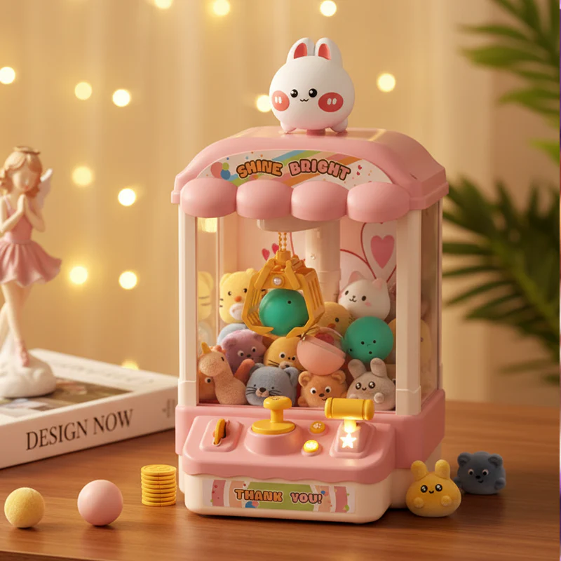 🧸New Year Gifts 50% Off📢Adorable Animal Claw Machine (Includes Plushies and Capsule Toys)🔥 Free Delivery - Image 8
