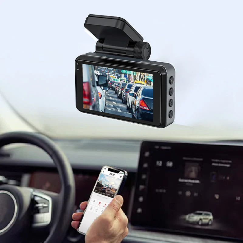 📹40% OFF FOR A LIMITED TIME!✨4K Ultra HD dash cam with night vision🚗Wi-Fi and loop recording for continuous monitoring🌙 - Image 3
