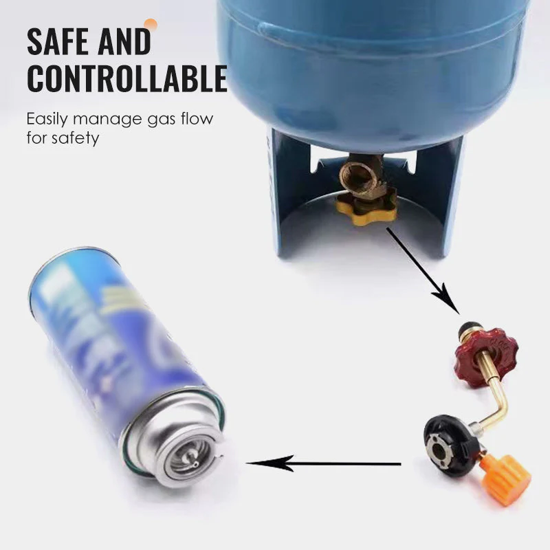 📢 BUY 2 GET 1 FREE! 🔥 Outdoor Gas Canister Refill Adapter – Leak-Proof Safe Transfer, Universal Fit & Durable Tool 🛠️⛺ - Image 3