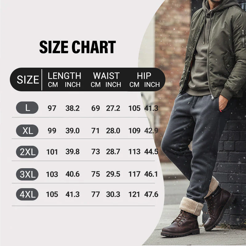 Men's Casual Winter Warm Pants - Image 7