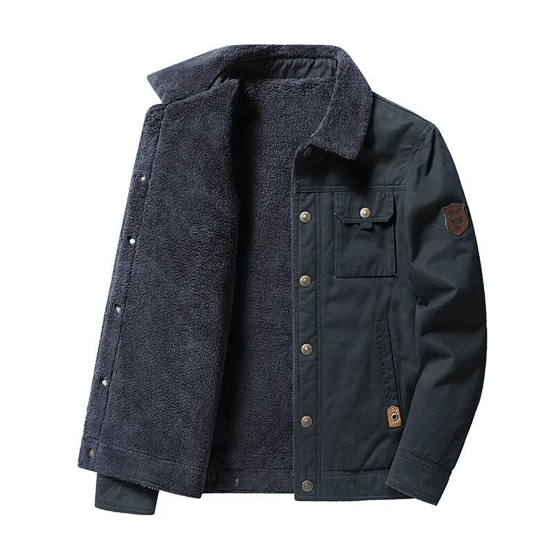 Men's Fleece Thickened Casual Thermal Jacket - Image 5