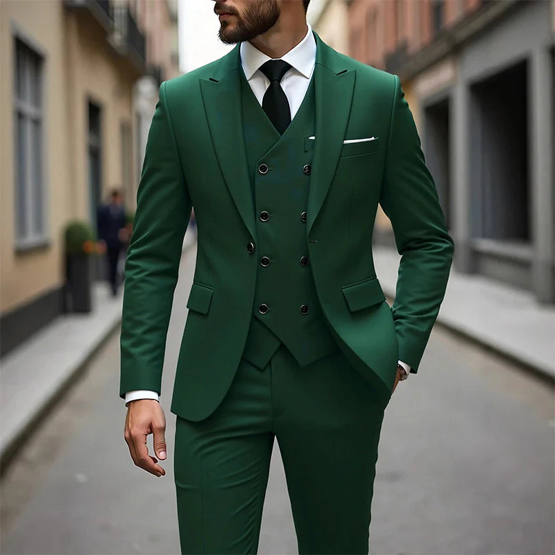 📢40% OFF!⏰Men's Slim-Fit 3-Piece Suit Set - Image 18