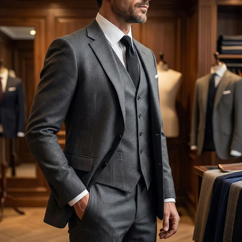 📢40% OFF!⏰Men's Slim-Fit 3-Piece Suit Set - Image 6