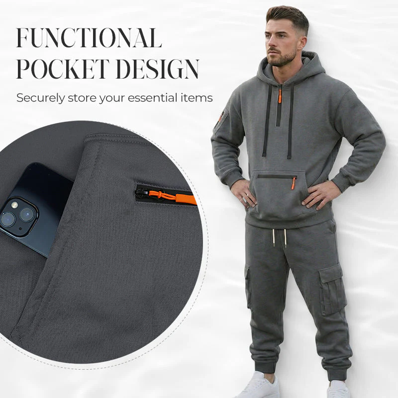 Men's Winter 2-Piece Tracksuit Set - Image 3