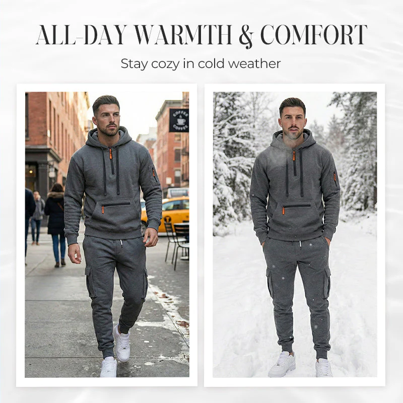 Men's Winter 2-Piece Tracksuit Set - Image 5