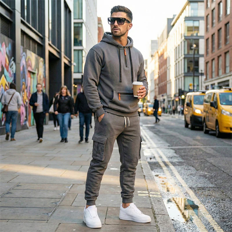 Men's Winter 2-Piece Tracksuit Set - Image 6