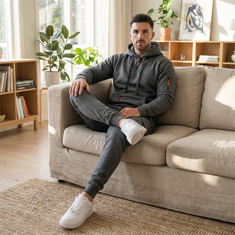Men's Winter 2-Piece Tracksuit Set - Image 7