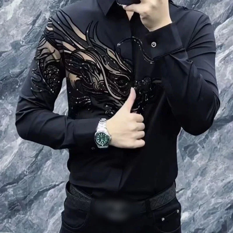 👔Hot Sale 🎨 MEN'S PRINTED SHIRT - Slim Fit & Moisture-Wicking Fabric, Modern Cut for Business and Casual Occasions, Wrinkle-Resistant 🌟🧳 - Image 2