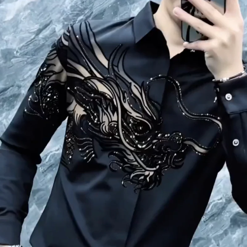 👔Hot Sale 🎨 MEN'S PRINTED SHIRT - Slim Fit & Moisture-Wicking Fabric, Modern Cut for Business and Casual Occasions, Wrinkle-Resistant 🌟🧳 - Image 4