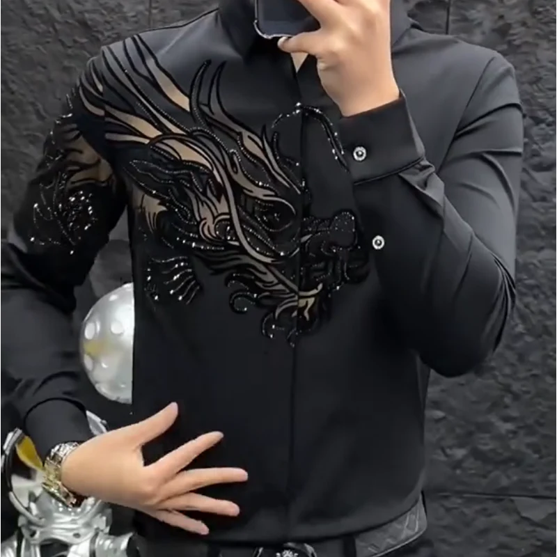 👔Hot Sale 🎨 MEN'S PRINTED SHIRT - Slim Fit & Moisture-Wicking Fabric, Modern Cut for Business and Casual Occasions, Wrinkle-Resistant 🌟🧳 - Image 6