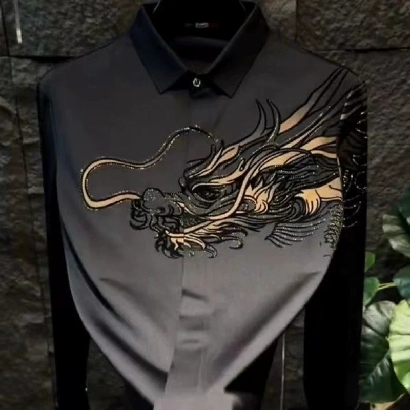 👔Hot Sale 🎨 MEN'S PRINTED SHIRT - Slim Fit & Moisture-Wicking Fabric, Modern Cut for Business and Casual Occasions, Wrinkle-Resistant 🌟🧳 - Image 7