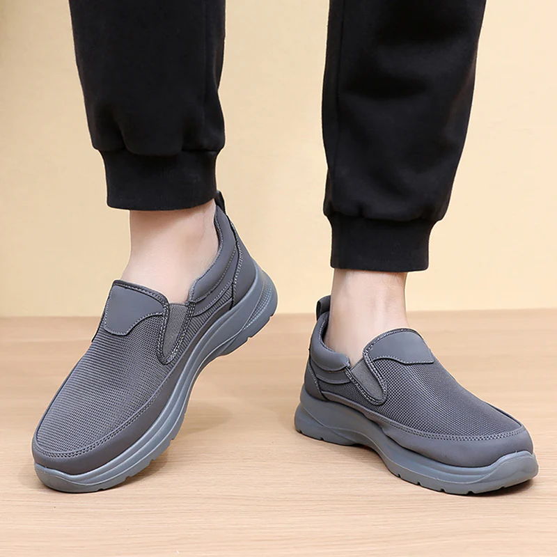 ๐40% OFF NOW! โจ Men's Orthopedic Breathable Slip-On Sneakers - Arch Support with Memory Foam Insoles for All-Day Comfort ๐โโ๏ธ๐จ - Image 3