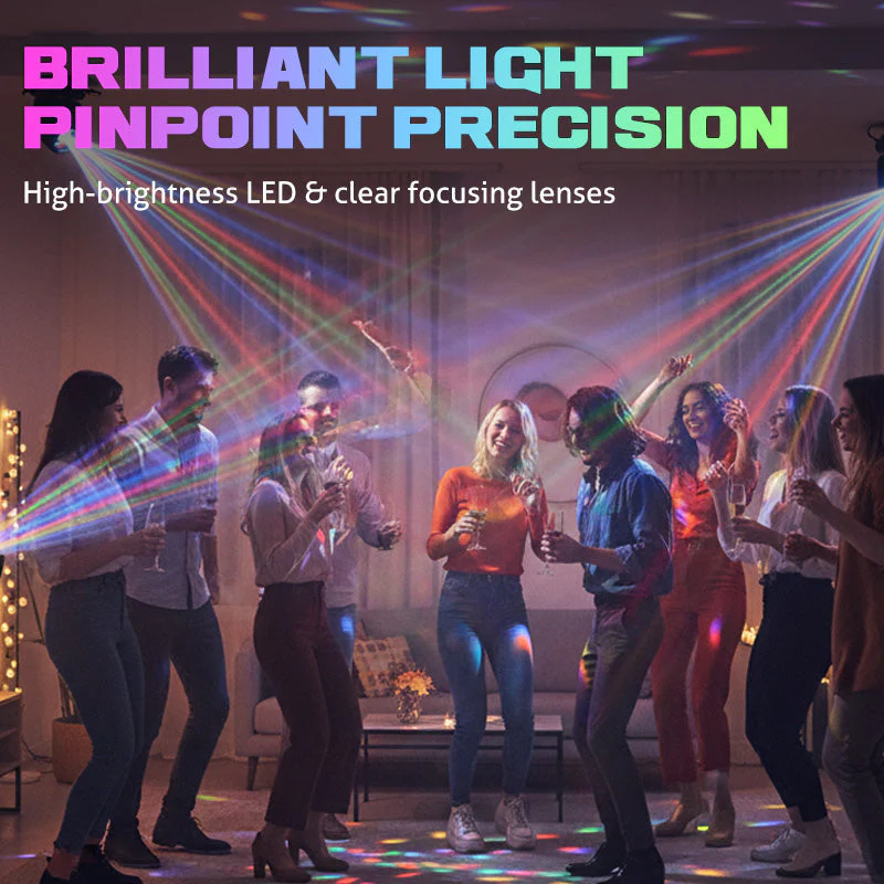 🎉Multi-Beam LED Atmosphere Light – 16 Colors, Remote Control & Easy Installation📦 - Image 6