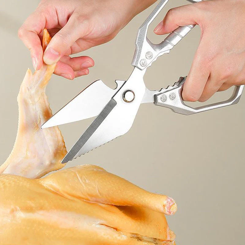 ✂️Heavy-Duty Kitchen Scissors - Multi-Function & Dishwasher Safe, Perfect for Poultry, Herbs and Daily Use 🍗✨ - Image 2