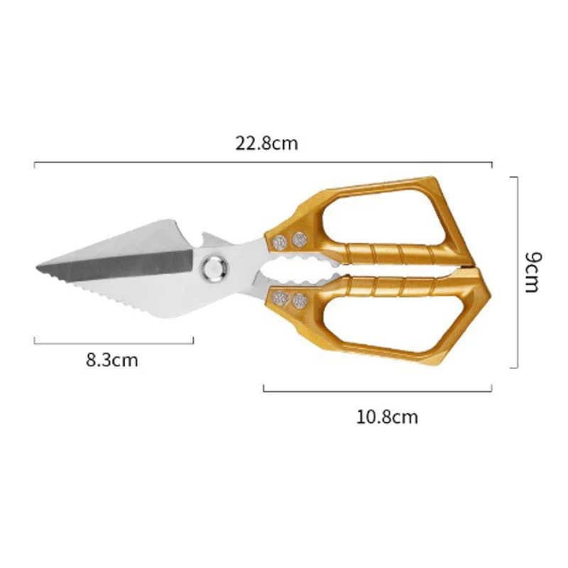 ✂️Heavy-Duty Kitchen Scissors - Multi-Function & Dishwasher Safe, Perfect for Poultry, Herbs and Daily Use 🍗✨ - Image 4