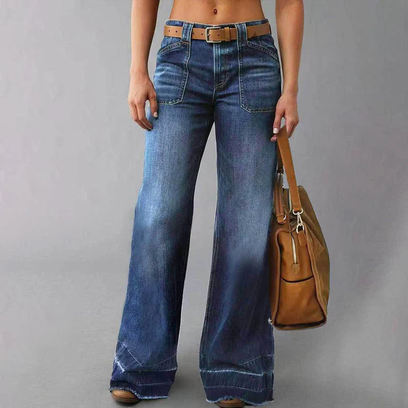 👖Women's Retro Flare Jeans with Pockets🔥 - Image 11