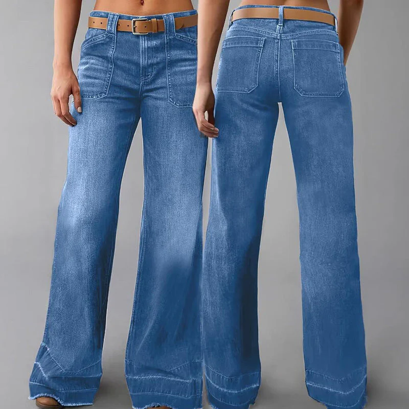 👖Women's Retro Flare Jeans with Pockets🔥 - Image 12