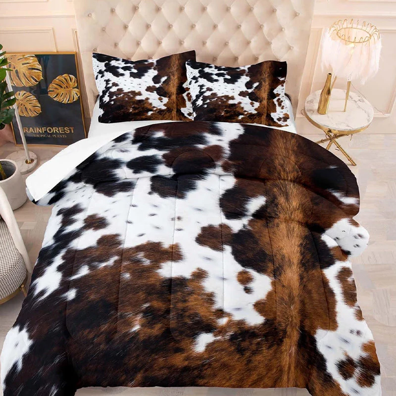 Cow Print Duvet Cover Set - Image 12
