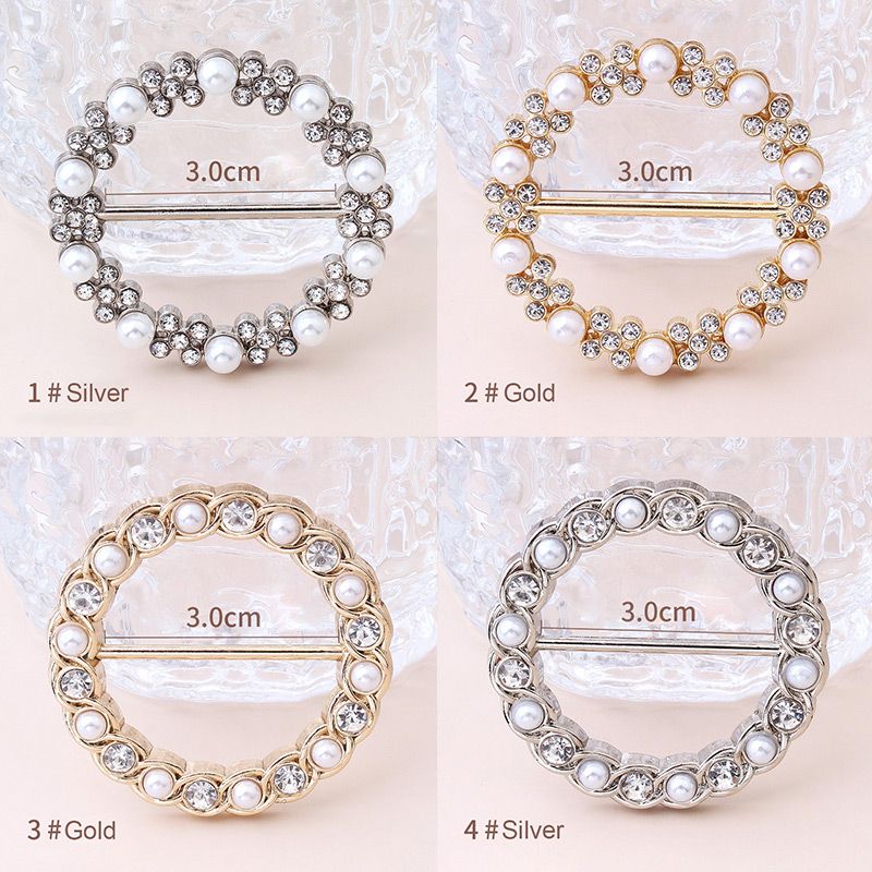 Classic All-match Pearl Rhinestone Buckles - Image 11