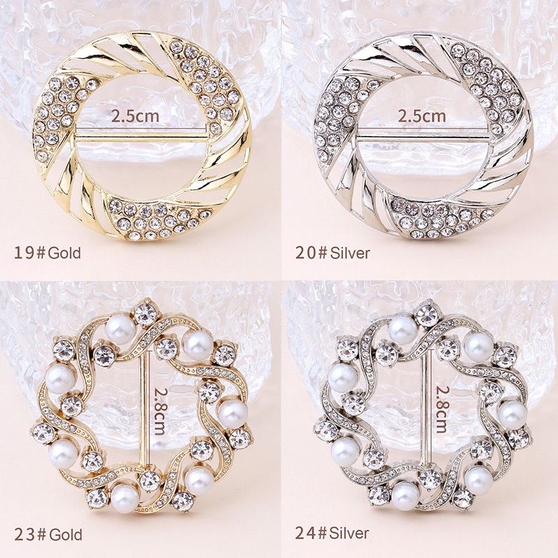 Classic All-match Pearl Rhinestone Buckles - Image 12