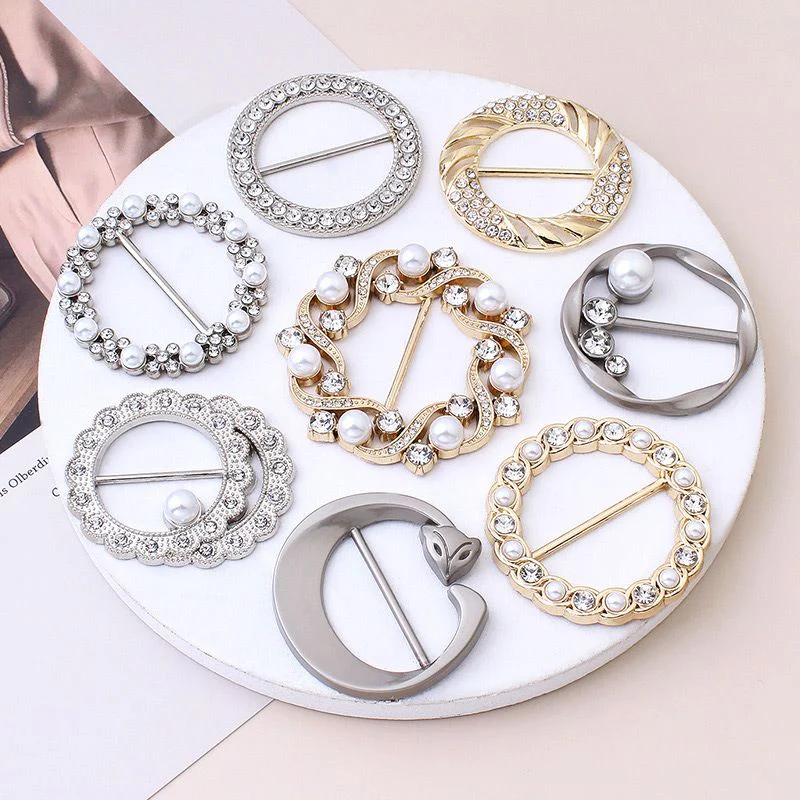Classic All-match Pearl Rhinestone Buckles - Image 4