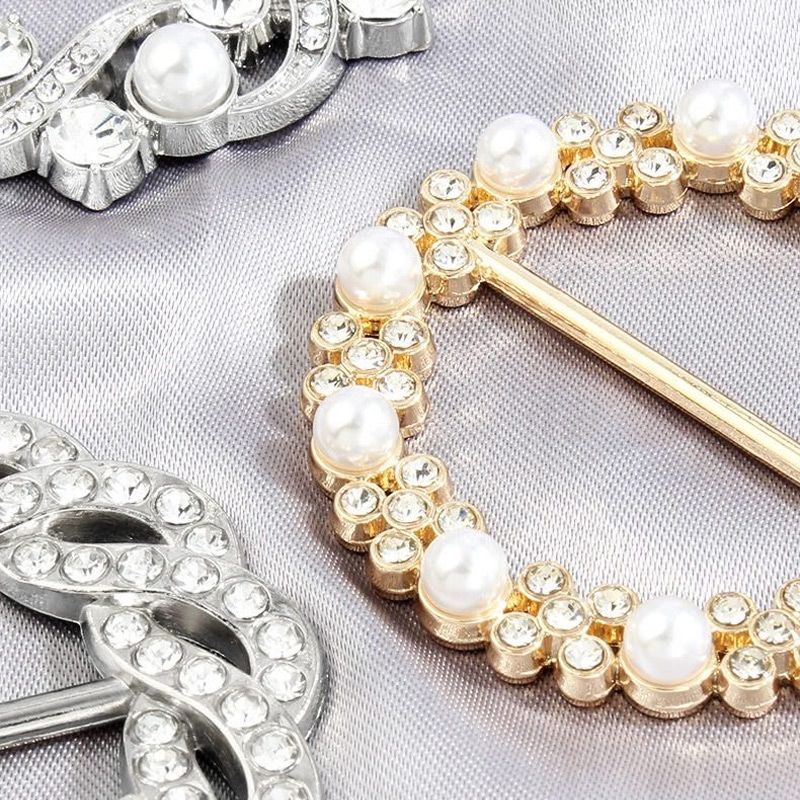 Classic All-match Pearl Rhinestone Buckles - Image 5