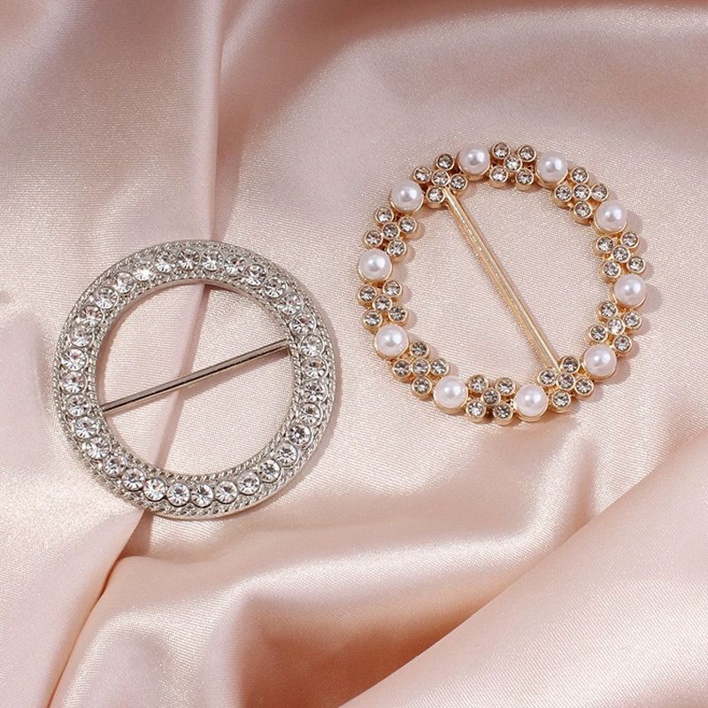 Classic All-match Pearl Rhinestone Buckles - Image 6