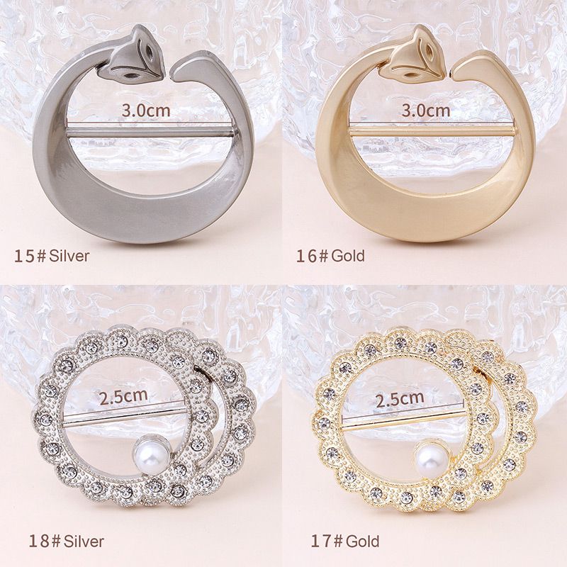Classic All-match Pearl Rhinestone Buckles - Image 9