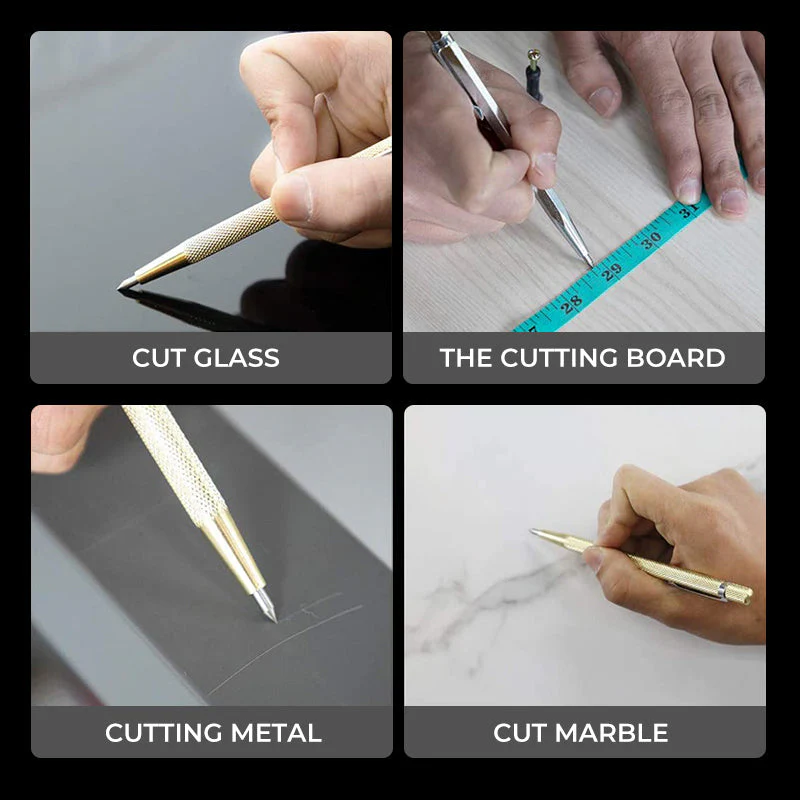 🔥Max Savings! £2.99/item🎉Metal Plate Glass Marker Lettering Pen - Image 5