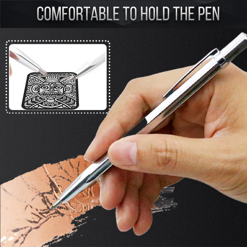 🔥Max Savings! £2.99/item🎉Metal Plate Glass Marker Lettering Pen - Image 6