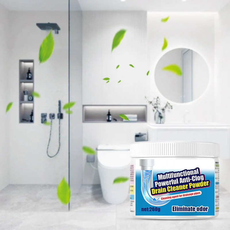 🫧Flash Sale⚡30K+ SOLD!Powerful Dissolving Deodorizing Floor Drain Cleaner Powder for Pipe Clearing