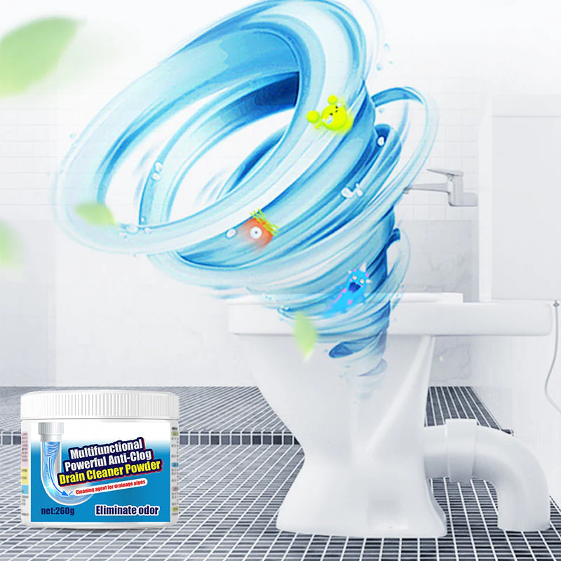 🫧Flash Sale⚡30K+ SOLD!Powerful Dissolving Deodorizing Floor Drain Cleaner Powder for Pipe Clearing - Image 4