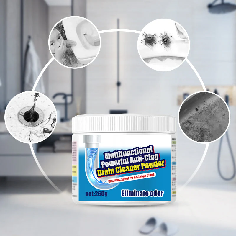 🫧Flash Sale⚡30K+ SOLD!Powerful Dissolving Deodorizing Floor Drain Cleaner Powder for Pipe Clearing - Image 5