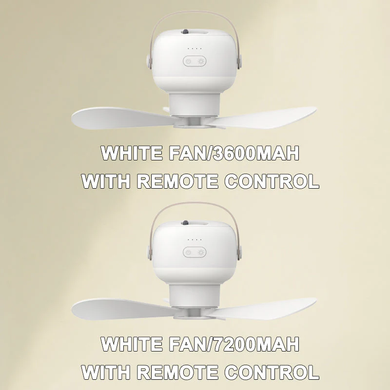 Portable Silent Ceiling Fan with Light - Image 9